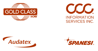 GOLD CLASS logo, Information Services logo, Audatex logo and SPANESI logo
